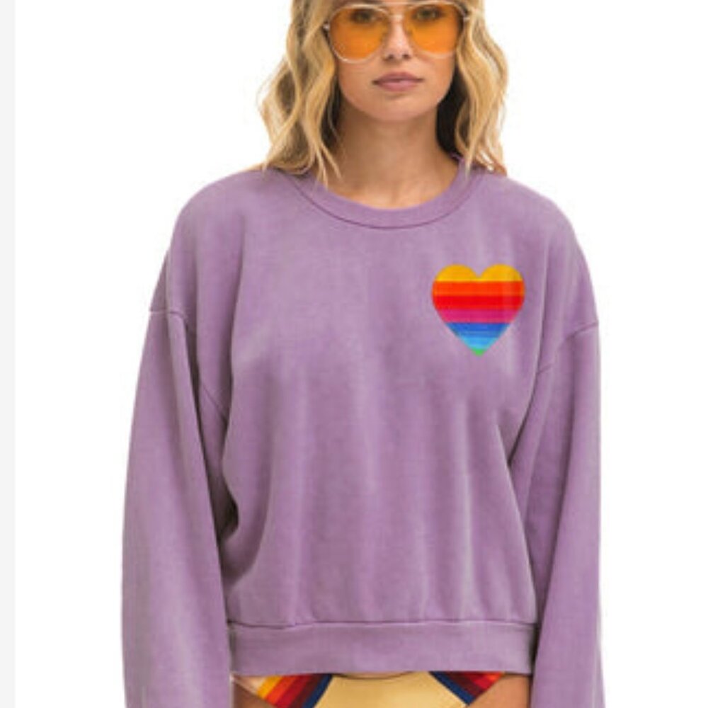 Aviator Nation Heart Stitch XS